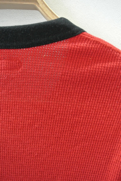 2014 A/W TMT L/SL COLOR COMBINATION WAFFLE RED