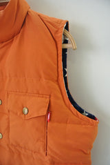 2014 A/W TMT STANDARD DOWN VEST ORANGE