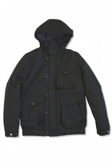 2015 A/W NUMBER (N)INE Hooded Box Packet Jacet BLACK