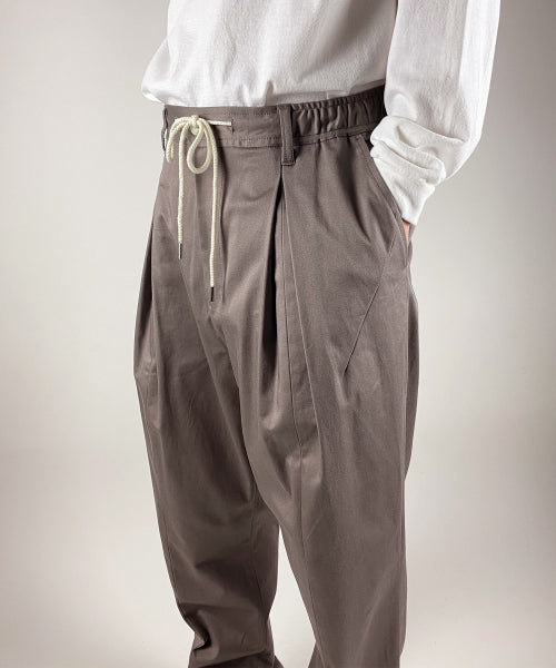 2021 A/W NUMBER (N)INE BOX TUCK WIDE TAPERED PANTS