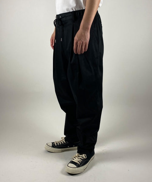 2021 A/W NUMBER (N)INE BOX TUCK WIDE TAPERED PANTS