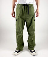 2021 A/W NUMBER (N)INE WIDE-LEG COTTON-NYLON RIPSTOP CARGO TROUSERS