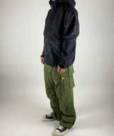 2021 A/W NUMBER (N)INE WIDE-LEG COTTON-NYLON RIPSTOP CARGO TROUSERS