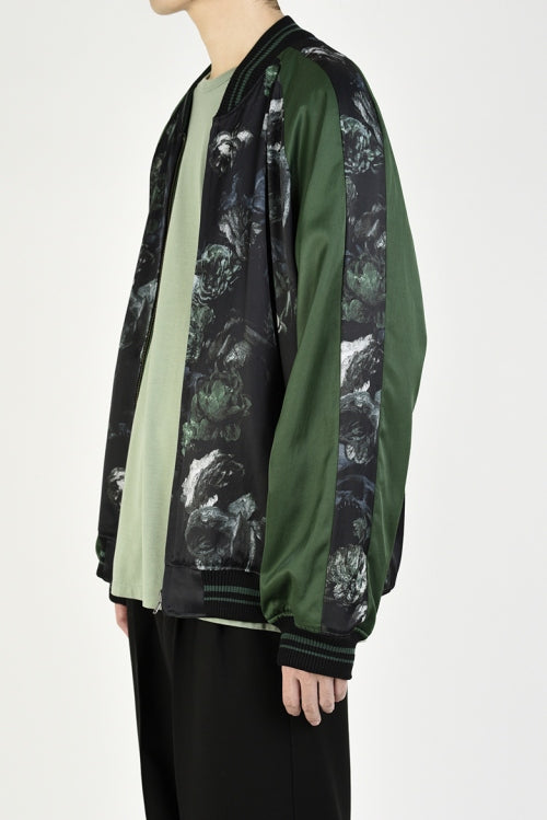 2020 A/W LAD MUSICIAN FLOWER SKULL REVERSIBLE BLOUSON
