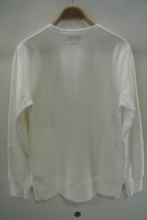 2014 A/W JAMA RICO URAGE PRINT SWEAT SHIRT WOLF WHITE