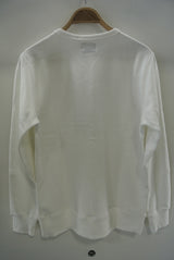 2014 A/W JAMA RICO URAGE PRINT SWEAT SHIRT WOLF WHITE