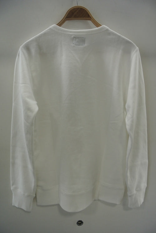 2014 A/W JAMA RICO URAGE PRINT SWEAT SHIRT SNOW WHITE