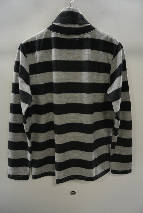 2015 A/W NUMBER (N)INE Border Turtle Neck_Wool OATMEALxC-GRAY