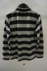 2015 A/W NUMBER (N)INE Border Turtle Neck_Wool OATMEALxC-GRAY