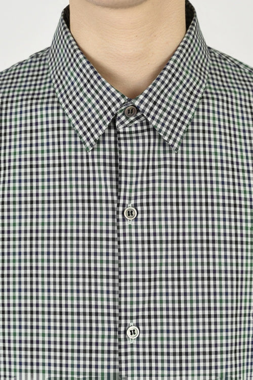 2021 A/W LAD MUSICIAN BROAD GINGHAM BIG SHIRT