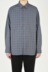 2021 A/W LAD MUSICIAN BROAD GINGHAM BIG SHIRT