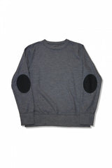 2015 A/W NUMBER (N)INE Crew Neck L/S_Wool C-GRAY