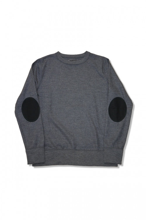 2015 A/W NUMBER (N)INE Crew Neck L/S_Wool C-GRAY