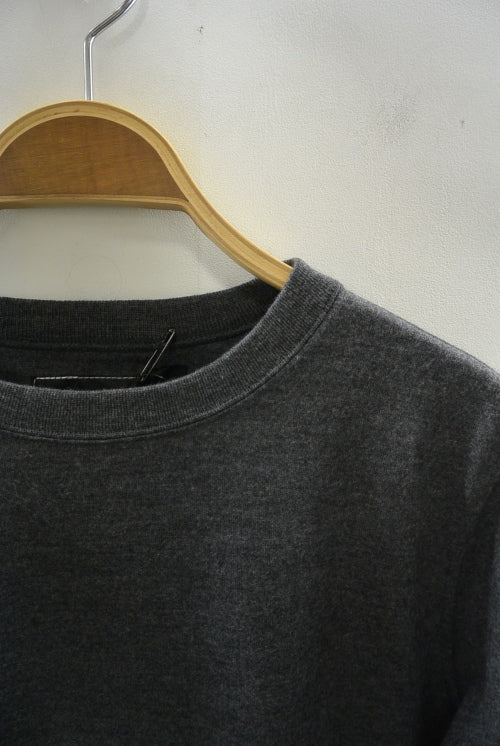 2015 A/W NUMBER (N)INE Crew Neck L/S_Wool C-GRAY