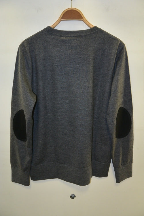 2015 A/W NUMBER (N)INE Crew Neck L/S_Wool C-GRAY