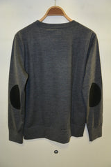2015 A/W NUMBER (N)INE Crew Neck L/S_Wool C-GRAY