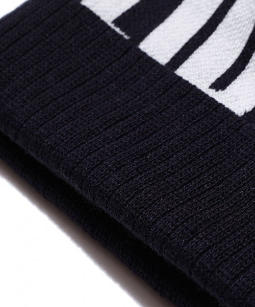 2018 A/W TMT JACQUARD LOGO KNIT CAP(BIGHOLIDAY)