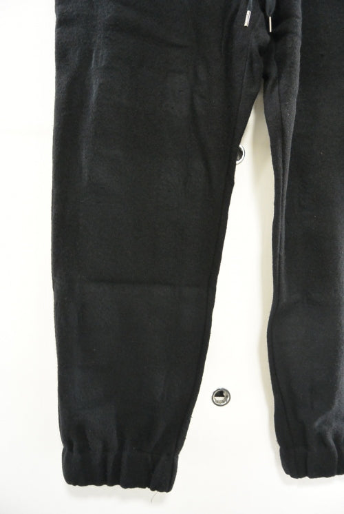 2015 A/W JAMA RICO Shadow Check Taperd Easy Pants BLACK