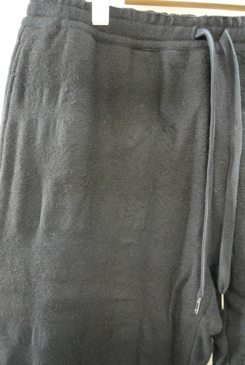 2015 A/W JAMA RICO Shadow Check Taperd Easy Pants BLACK