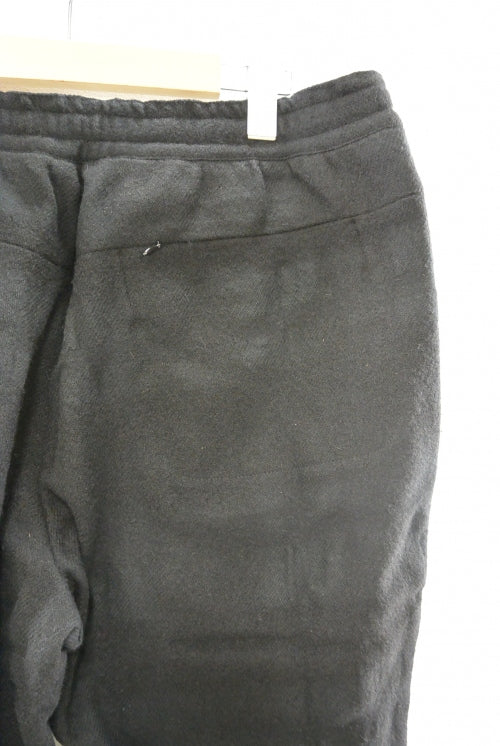 2015 A/W JAMA RICO Shadow Check Taperd Easy Pants BLACK