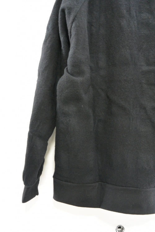 2015 A/W JAMA RICO Shadow Check Crew Neck Shirt BLACK
