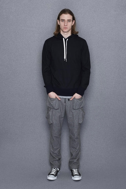 2015 A/W NUMBER (N)INE Parak_Wool BLACK