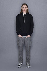 2015 A/W NUMBER (N)INE Parak_Wool BLACK