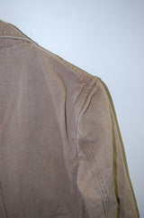 2013 A/W JAMA RICO ROPE DYE TWILL PEAKED RAPEL SHOP COAT BEIGE