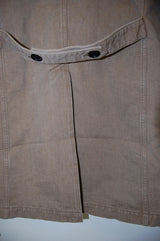 2013 A/W JAMA RICO ROPE DYE TWILL PEAKED RAPEL SHOP COAT BEIGE