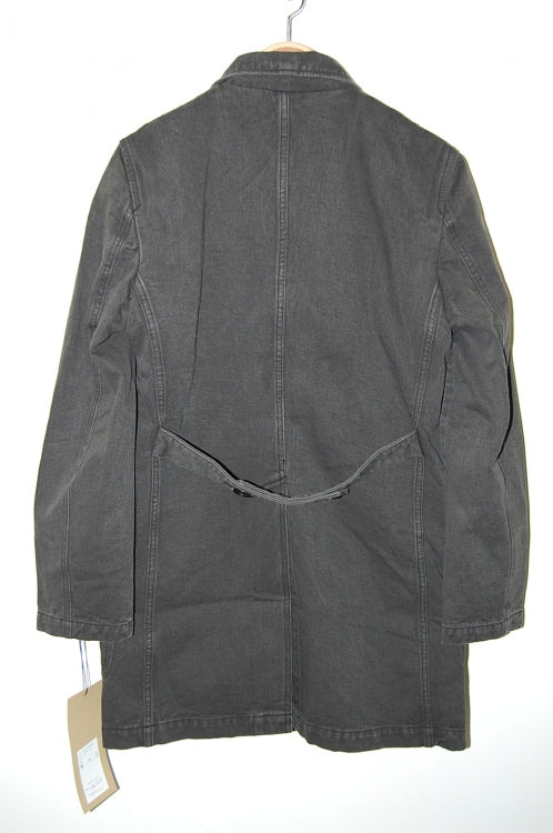 2013 A/W JAMA RICO ROPE DYE TWILL PEAKED RAPEL SHOP COAT CHARCOAL