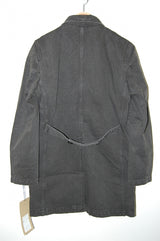 2013 A/W JAMA RICO ROPE DYE TWILL PEAKED RAPEL SHOP COAT CHARCOAL