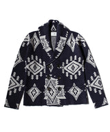 2017 A/W TMT NATIVE JACQUARD KNIT W-BREASTE CARDIGAN