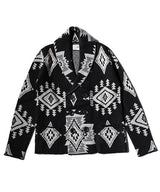 2017 A/W TMT NATIVE JACQUARD KNIT W-BREASTE CARDIGAN