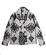 2017 A/W TMT NATIVE JACQUARD KNIT W-BREASTE CARDIGAN