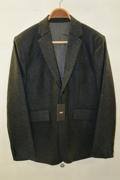 2016 A/W TMT FLANNEL TAILORED JACKET CHARCOAL