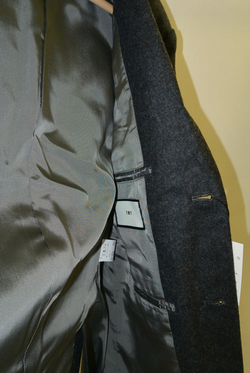 2016 A/W TMT FLANNEL TAILORED JACKET CHARCOAL