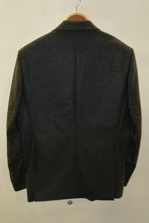 2016 A/W TMT FLANNEL TAILORED JACKET CHARCOAL