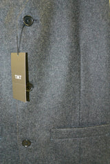 2016 A/W TMT FLANNEL TAILORED VEST CHARCOAL