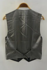 2016 A/W TMT FLANNEL TAILORED VEST CHARCOAL