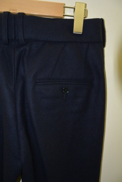 2016 A/W TMT FLANNEL  TAILORED  PANTS NAVY