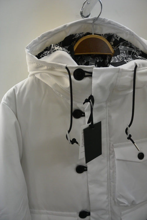 2016 A/W NUMBER (N)INE HOODED BOXPOCKET JACKET_DOWN WHITE