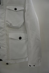 2016 A/W NUMBER (N)INE HOODED BOXPOCKET JACKET_DOWN WHITE