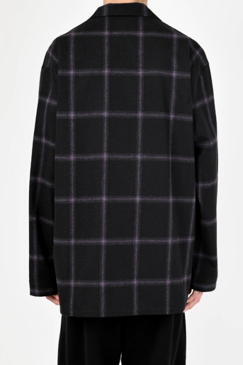 2023 A/W LAD MUSICIAN OMBRE CHECK PAJAMA SHIRT