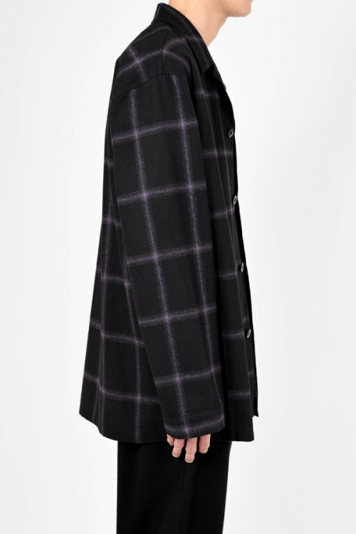 2023 A/W LAD MUSICIAN OMBRE CHECK PAJAMA SHIRT