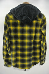 2014 A/W n(n) BY NUMBER (N)INE Food Western Shirts_Corduroyl Onbure Check YELLOW