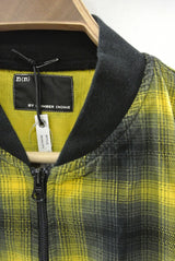 2014 A/W n(n) BY NUMBER (N)INE MA-1_Corduroyl Onbure Check YELLOW