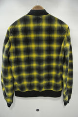 2014 A/W n(n) BY NUMBER (N)INE MA-1_Corduroyl Onbure Check YELLOW