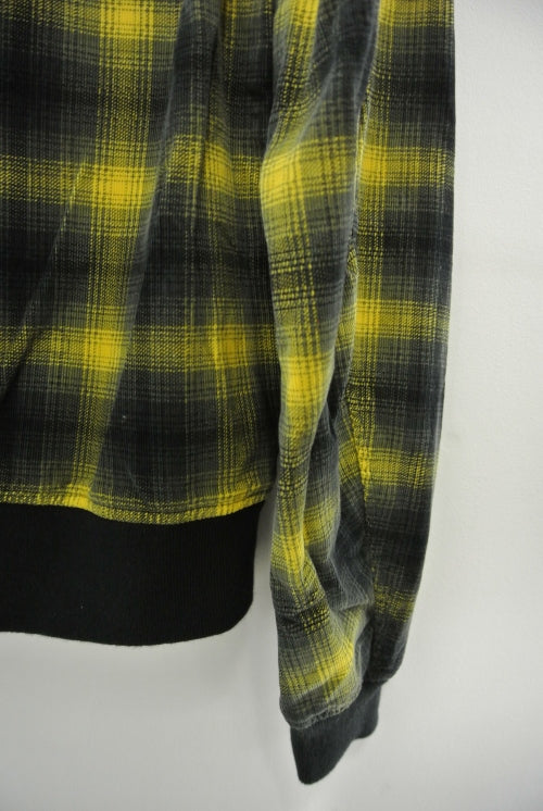 2014 A/W n(n) BY NUMBER (N)INE MA-1_Corduroyl Onbure Check YELLOW