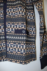 2013 A/W GalaabenD ウール天竺グラフィックボーダーprint CD NAVY MIX