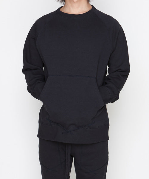 2018 A/W NUMER (N)INE RAGLAN CREW NECK SWEATSHIRT